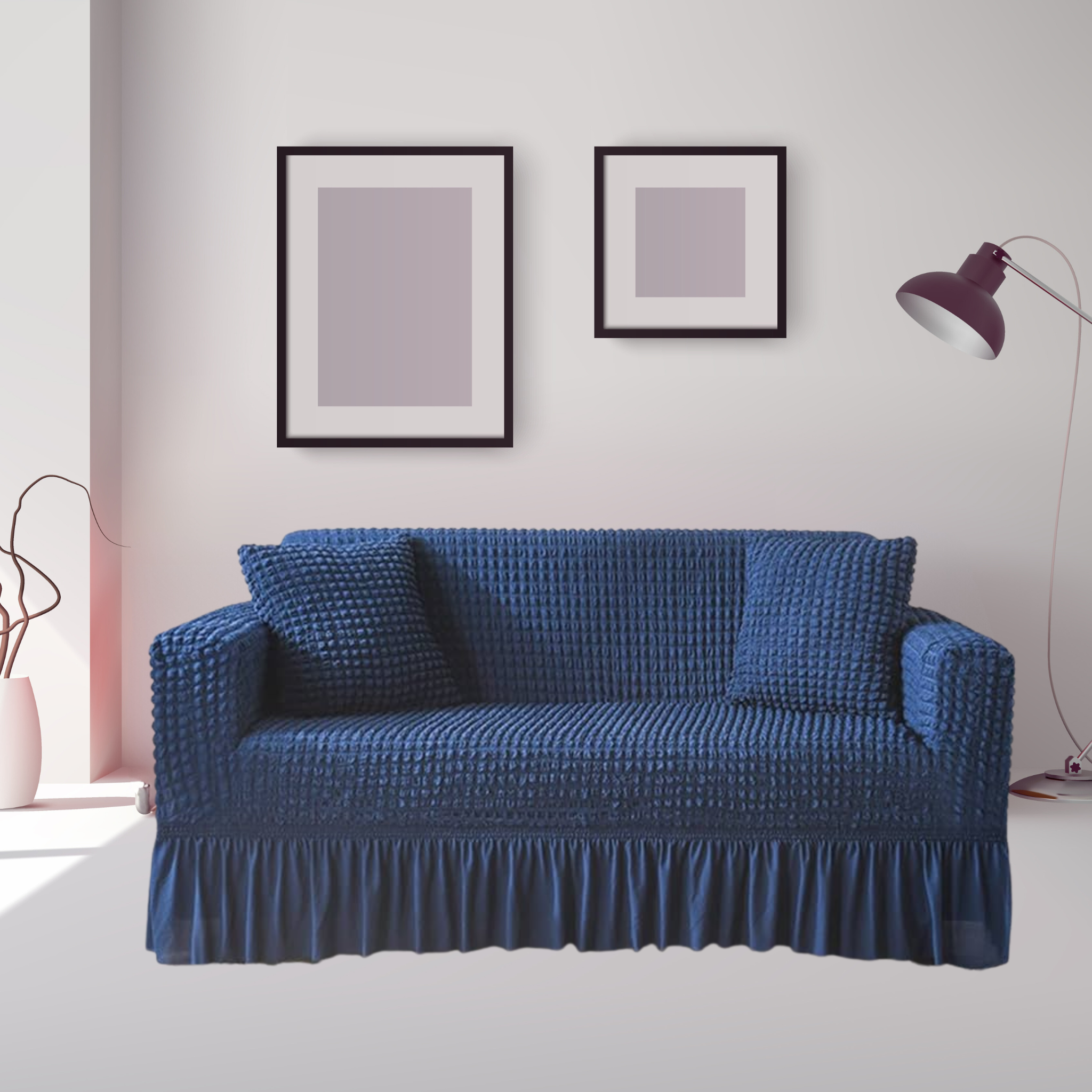 Persian Sofa Cover - Blue