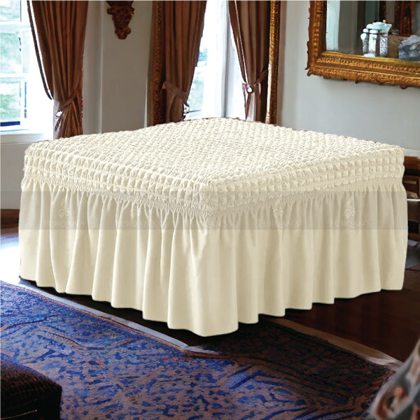 Square Bubble Stuff Frill Style Puffy Cover (Skin Golden Color)